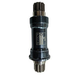 Bottom Bracket Set Cassette Blue and Silver