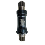 Bottom Bracket Set Cassette Blue and Silver