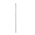 Spokes Straight Gauge 290mm Silver