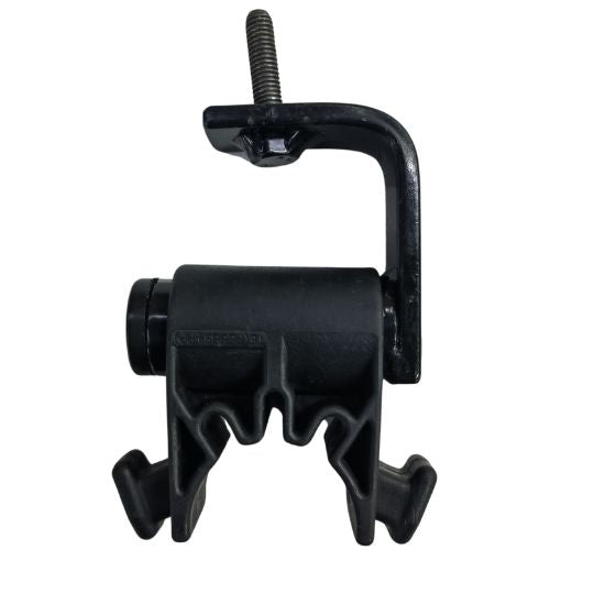 Flexi Clamp for Square Bar with Mount Black