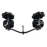 Bike Mount Rack Metal with Rubber Clamps Black