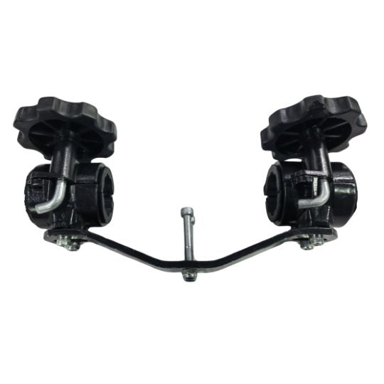 Bike Mount Rack Metal with Rubber Clamps Black
