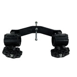 Bike Mount Rack Metal with Rubber Clamps Black