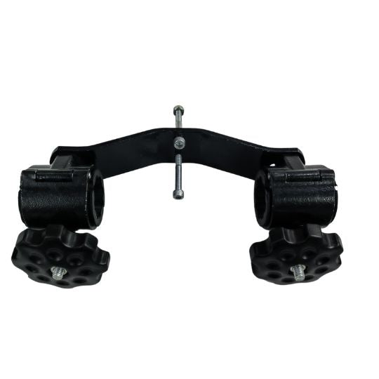 Bike Mount Rack Metal with Rubber Clamps Black