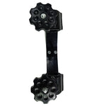 Bike Mount Rack Metal with Rubber Clamps Black