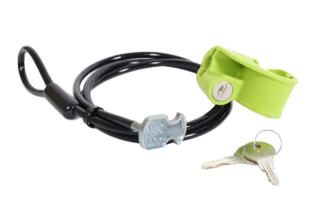 Lock Cable Carry BuzzLoop Green and Black