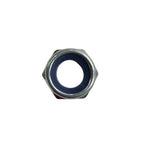 Nut with Stopper 25mm Silver