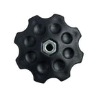 Plastic Bolt Cover Screw Cap Extra Large Black