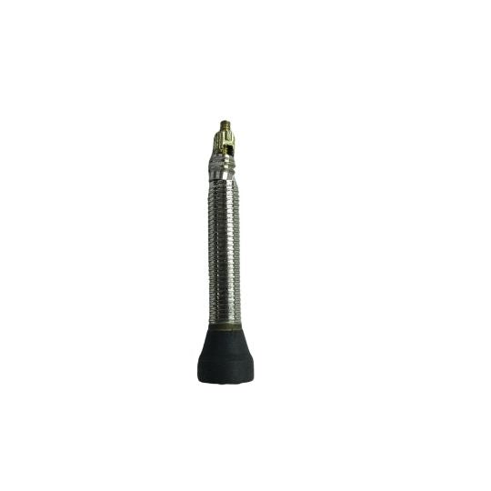 Tubeless Tyre Valve 45mm Black and Silver