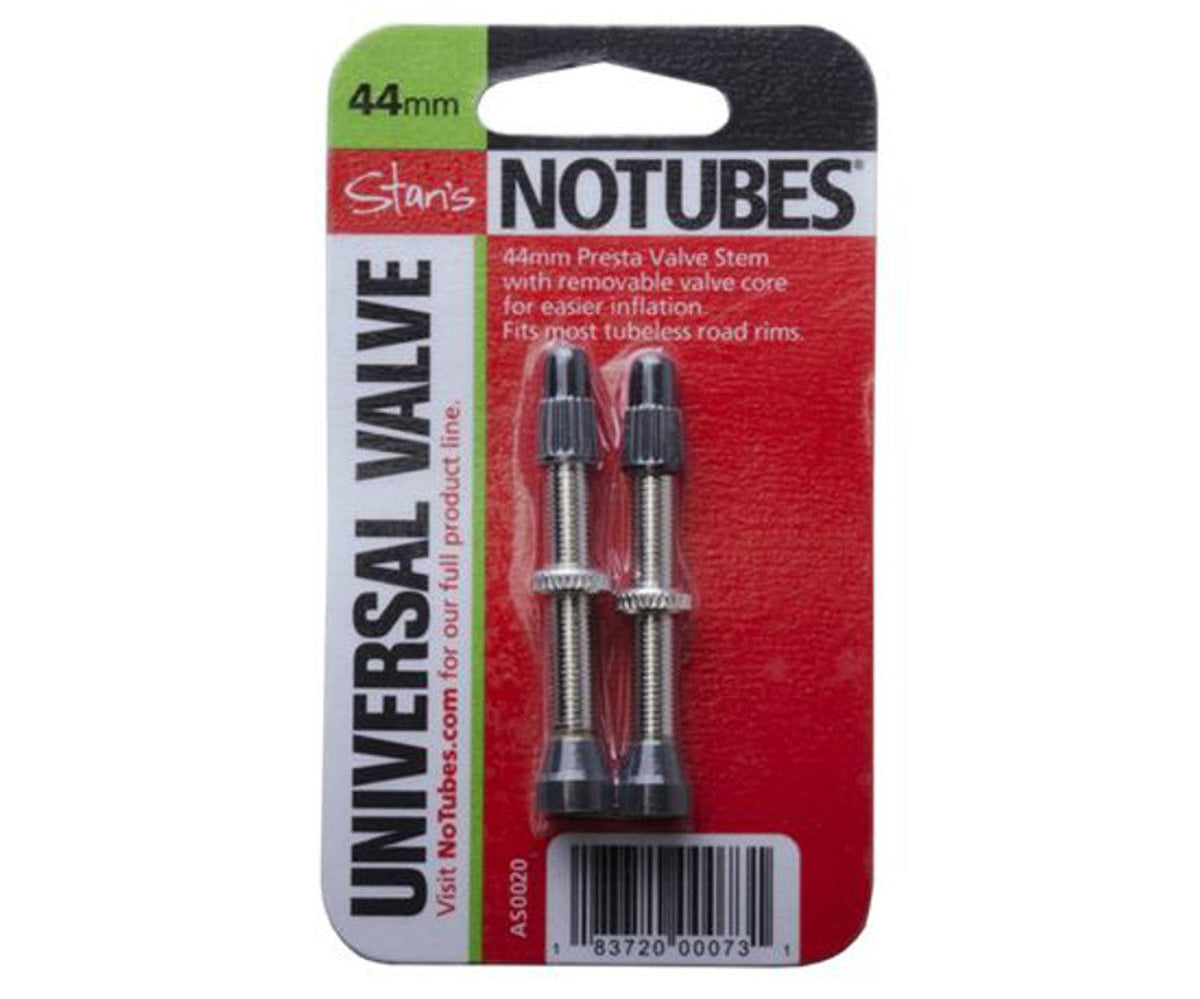 Universal Tubeless Valve Set |2| 35mm Black and Silver