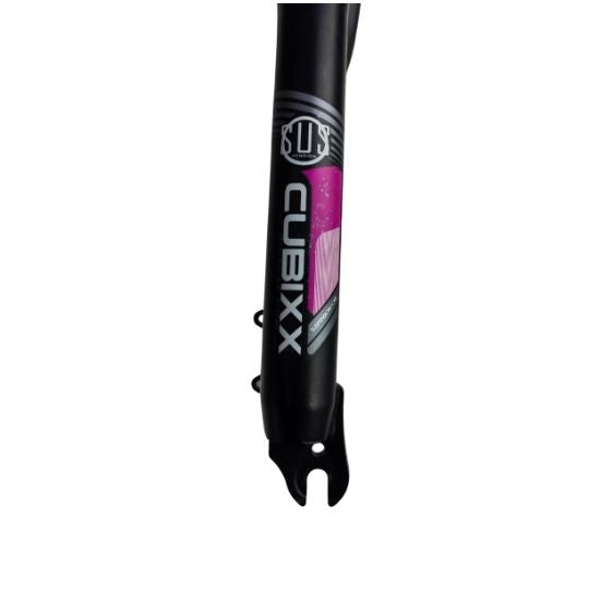 Suspension Fork Black, Pink and Silver