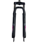 Suspension Fork Black, Pink and Silver