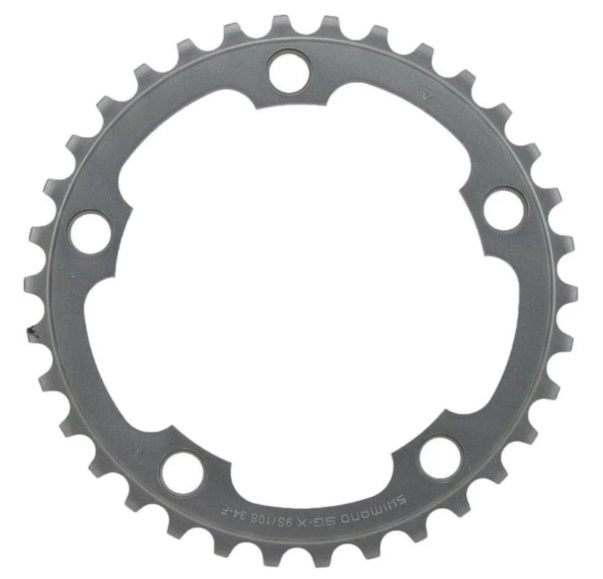 Chain Ring 34T Silver