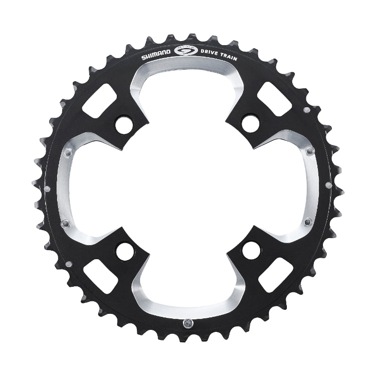 Chain Ring 44T Black and Silver