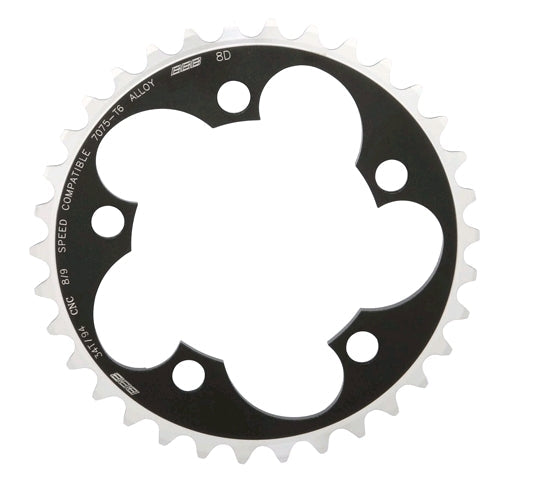 Chain Ring Black and Silver