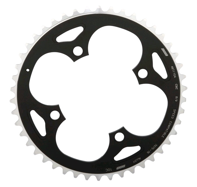 Chain Ring Black and Silver