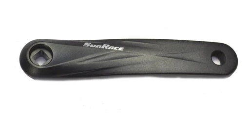 Left Crank Arm 175mm Black and White