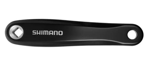 Left Crank Arm Curved 170mm Black