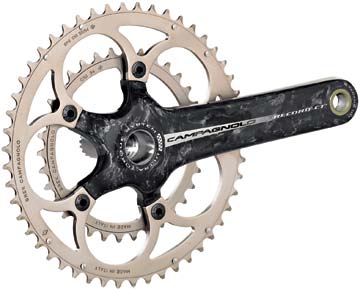 Right Crank Wheel Carbon with 52-42T Chain Rings Black