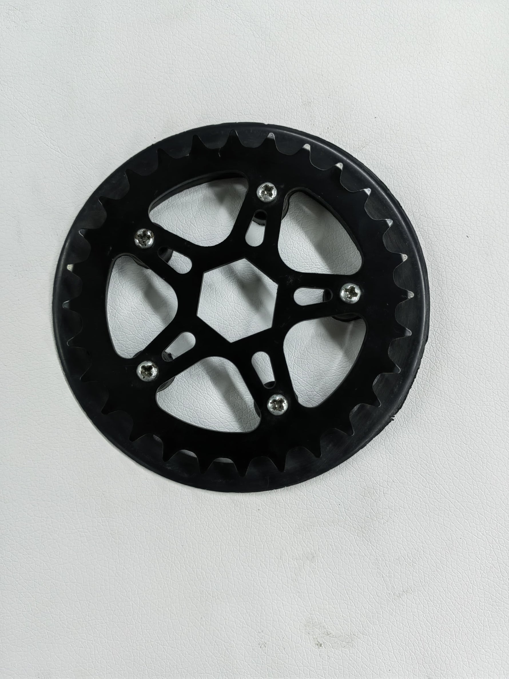 Chain ring 1p 28t hex black