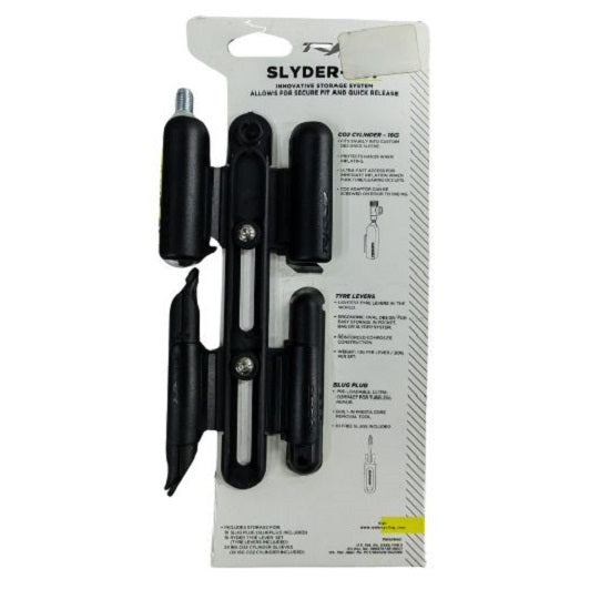 CO2 Cylinder, Tyre Levers and Slug Plug Black