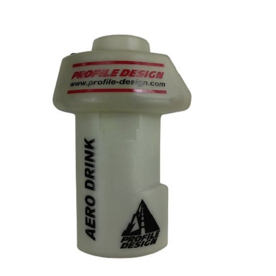 Water Bottle Aero Drink White, Red and Black