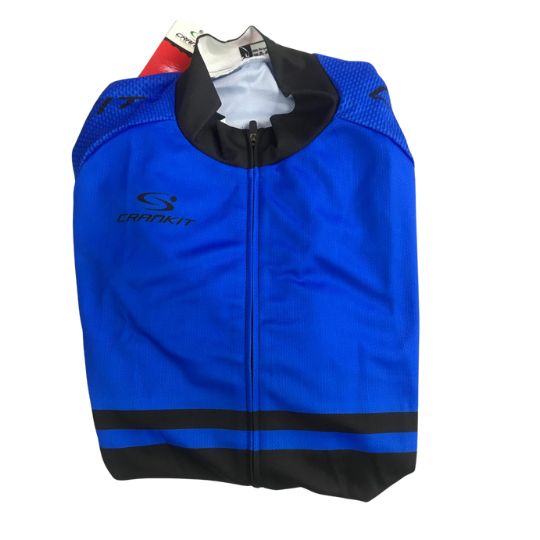 Jacket Cycling Large Black and Blue