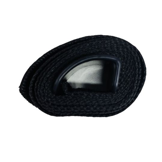 Long Bike Carrier Strap with 2 Wide Black Hooks Black