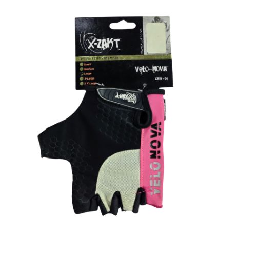 Gloves Velo-Nova Cycling Large Pink