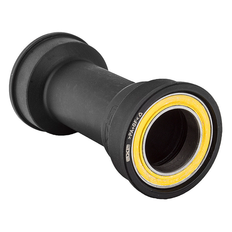 Bottom Bracket PressFit GXP with Yellow Sealed Bearings Black