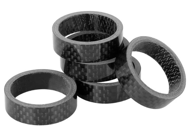 Spacer Fork Fit Carbon Fibre 10mm Black