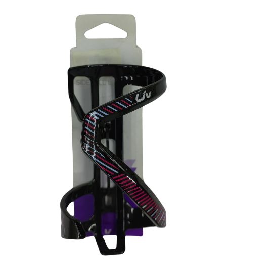 Bottle Cage Black, Pink and Purple