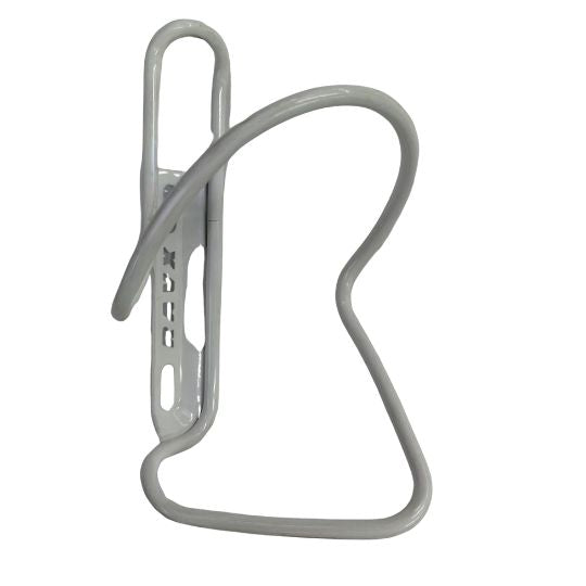 Bottle Cage Metal Side White