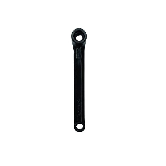 Crank left hand c|less steel black bent
