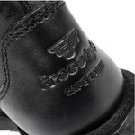 Boot Eskimo 100% wool lined Black leather