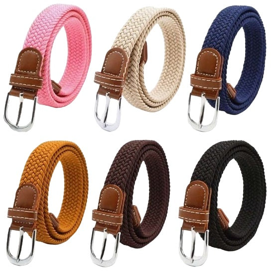 Belt 1pc Ladies Woven Elastic Belt 2.5cm or 1 inch wide elasticated belt