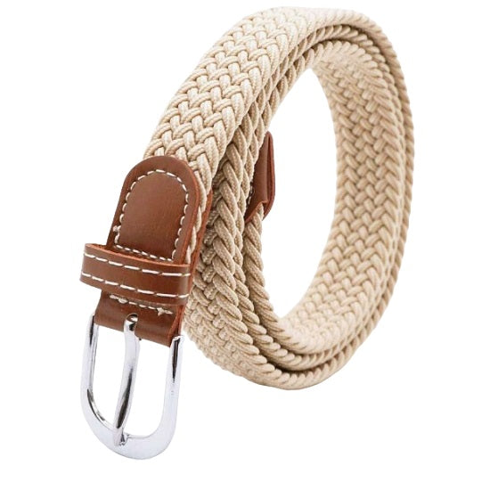 Belt 1pc Ladies Woven Elastic Belt 2.5cm or 1 inch wide elasticated belt