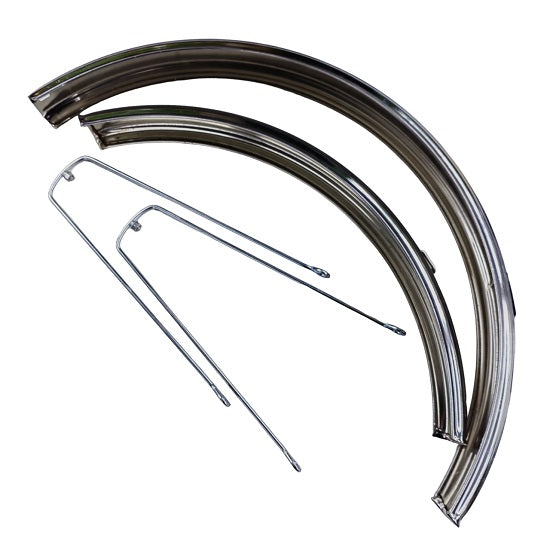 Bicycle Mudgurd 20 Inch Chrome Set King
