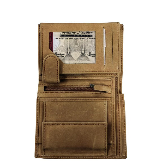 Wallet mens leather multi card imp
