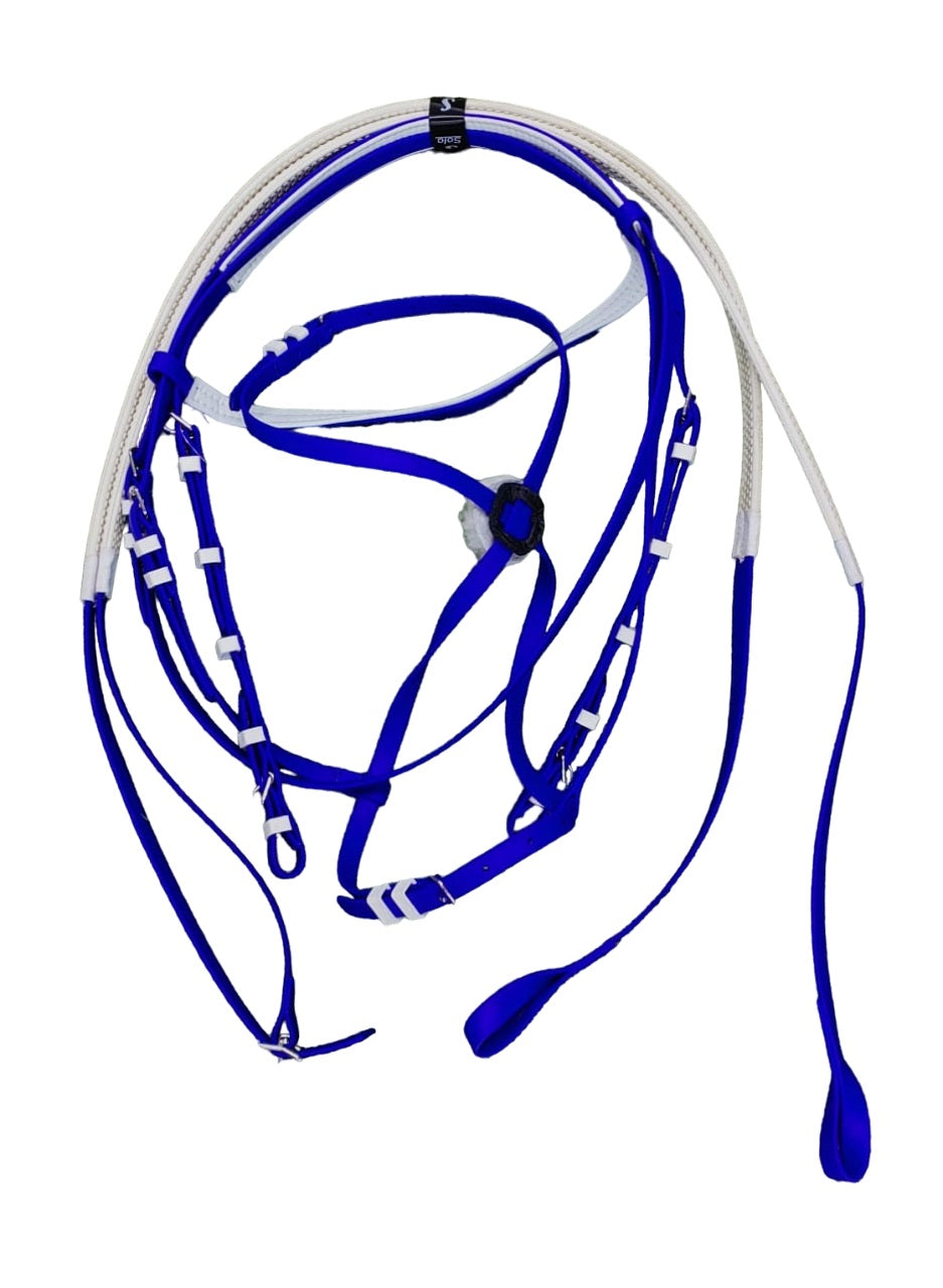 Bridle Biothane Grackle Noseband + Reins Solo