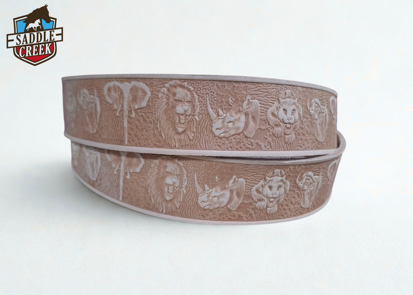 Belt strip blank embossed big 5