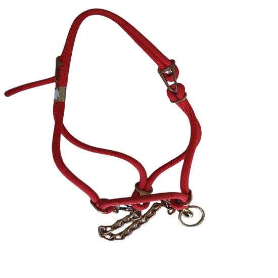 Halter cattle rope + chain sc