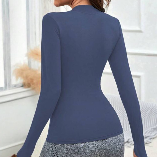 Equichic Baselayer Basic Women`s Hoodie Sweatshirt Baby Blue