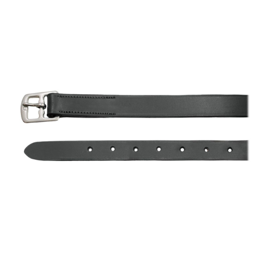 Stirrup leathers Black Equisport 19mm width