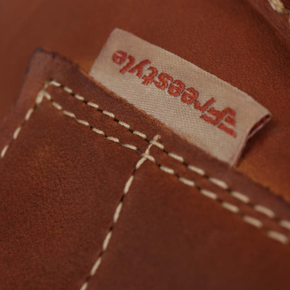Freestyle Hunter Premium Mocca Leather Sustainably Handcrafted Veldskoen - Crazyhorse
