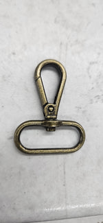 Snap hook dog hook 25mm antique brass