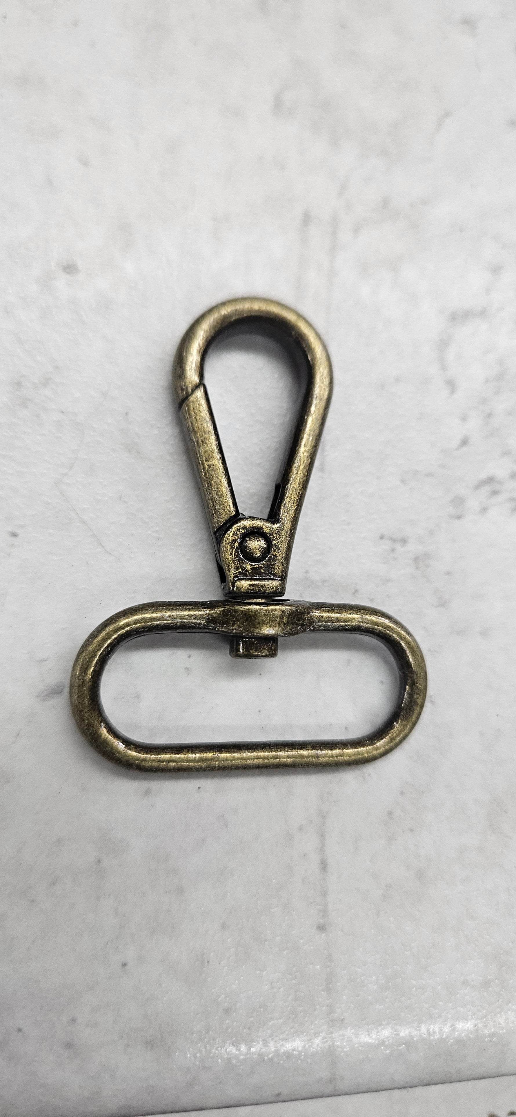 Snap hook dog hook 25mm antique brass