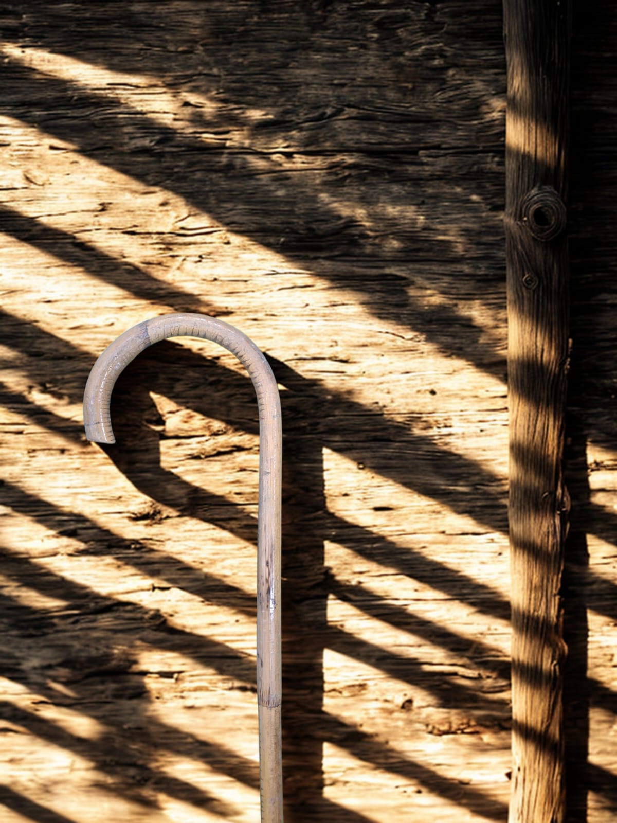 Walking sick natural wood knob kierie