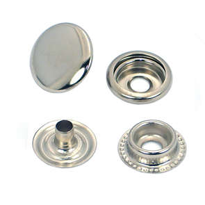 Stainless steel press stud per 20 thicker shaft
