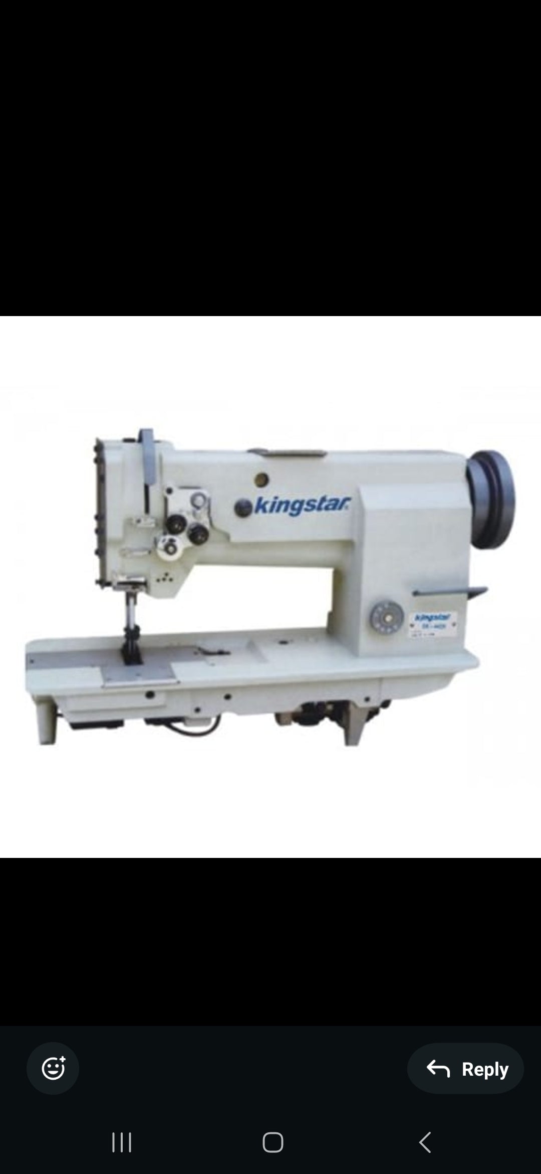 Double needle walking foot kingstar